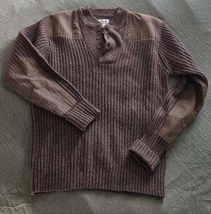 Mens Wool Guide Sweater Sz M